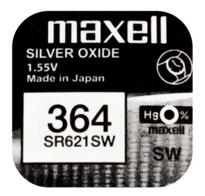 MAXELL 364 (SR621SW) Battery 1.55V